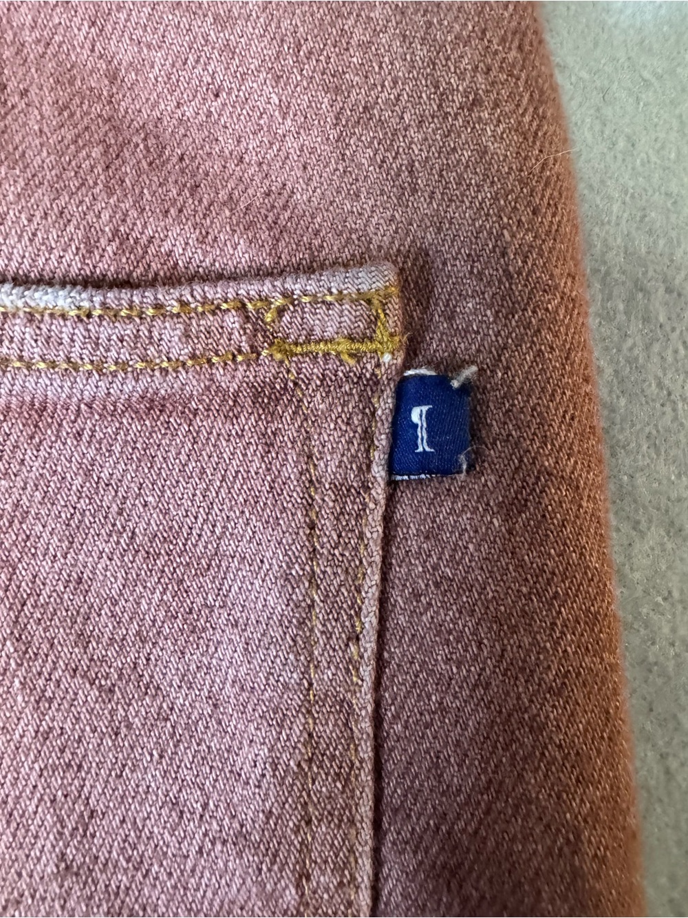 Pilcro The Vintage Straight Rust Jeans size 29 - Picture 7 of 7